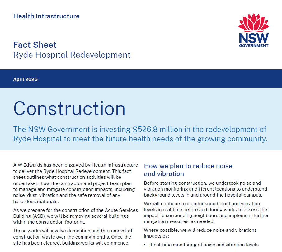 Construction Fact Sheet